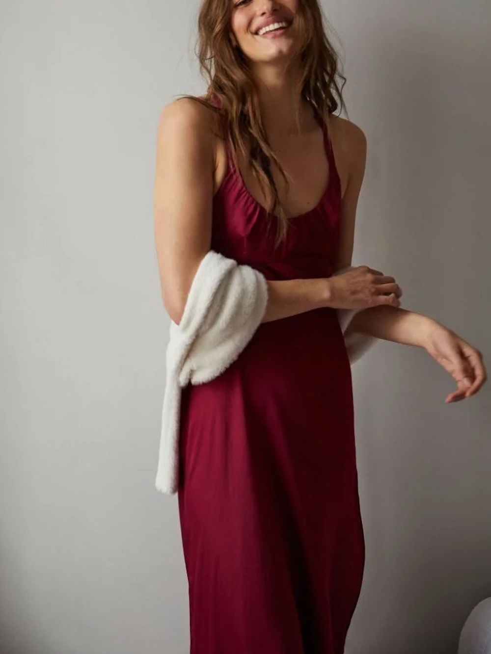 Free People Berry Halter Maxi Dress - Picture 2 of 7